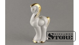 Статуэтка, Лошадка, фарфор, Рига , Рижская фарфоровая фабрика, 80-е годы , 9,5 см