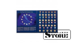 PRESSO monētu albums 23 Eiropas 2€ piemiņas monētām "ES karoga 30 gadi"