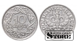 Польша, 10 гроши, 1923 год, никель