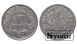 Польша, 10 гроши, 1923 год, никель