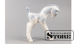 Статуэтка, Лошадка , фарфор, Рига , Рижская фарфоровая фабрика, 50-е , 12 см