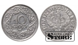 Польша, 10 гроши, 1923 год, никель