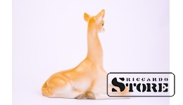 Figūriņa, žirafe, porcelāns, Rīga, Rīgas porcelāna rūpnīca, 1950tie gadi, 9.5 cm, 1. klase