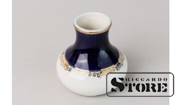 Ваза, фарфор, Рига (Латвия), СССР, Рижская фарфоровая фабрика, 50е годы 20го века, Высота - 5.5 см, 1 сорт