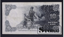 BANKNOTE , LATVIA, 10 LATI 1938 GADS - AG 143119