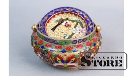 Маленькая шкатулка с китайским мотивом, винтаж
