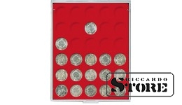 Sarkana velūra planšete 2161E (Ø37 mm)