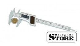 Digital caliper powered by solar batteries