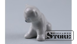 Статуэтка, Собачки, фарфор, Рига , Рижская фарфоровая фабрика, 70-е годы , 4,7 см.