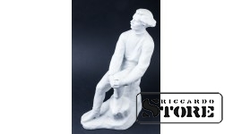 Статуэтка , Максим Горький, бисквит, Ленинградский фарфоровый завод (ЛФЗ) , 31, 5 см