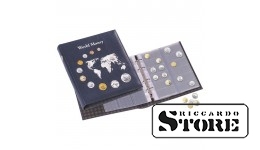 World Money, with 5 different OPTIMA coin sheets, blue