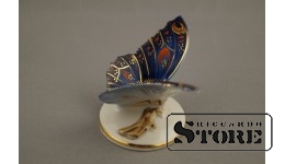 Cтатуэтка, Бабочка, фарфор,Рига, Рижская фарфоровая фабрика, 50-е годы , 6 см, 1-ый сорт