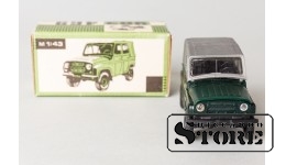 Моделька автомобиля УАЗ 469М, СССР, 1/43
