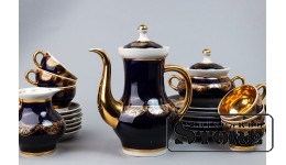 Кофейный сервиз, фарфор, Довбышский фарфоровый завод, Довбыш, 80е годы, CSA920