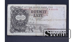 BANKNOTE , LATVIA, 10 LATI 1937 GADS - R 054135