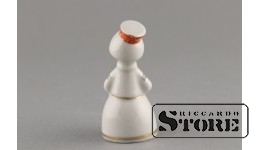 Статуэтка, Девочка из ансамбля с саксофоном, фарфор, Рига, Рижская фарфоровая фабрика, автор модели - Левон Агаджанян, 60-е годы , 6.5 см, 1-ый сорт
