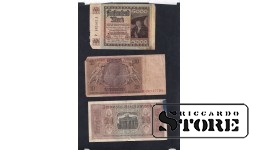 Germany set of 3 banknotes 1948, 1922