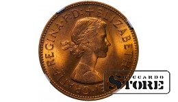 Suurbritannia, 1 Penny 1967. aasta - MS 65 RD