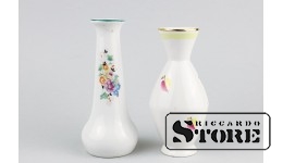 Вазы, фарфор, Рига, Рижская фарфоро-фаянсовая фабрика, 50е годы  , 14 см  , 15 см , CSA690