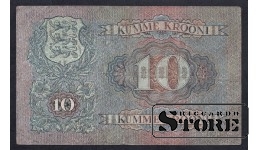 Estonia, 10 Krooni, 1937, F
