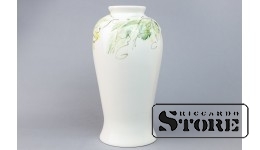 Ваза с изображением города "Сланцы", фарфор, СССР, середина 20го века, 23.5 cm,CSA952