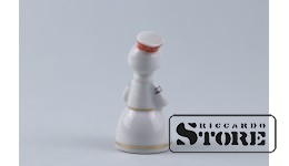 Статуэтка, Девочка из ансамбля с саксофоном, фарфор, Рига, Рижская фарфоровая фабрика, автор модели - Левон Агаджанян, 60-е годы , 6.5 см