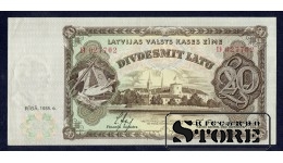 BANKNOTE, LATVIA, 20 Lati 1935 gads - D 027702 XF+