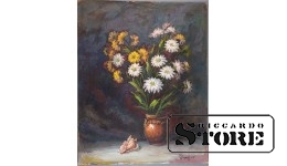 Живопись, Букет полевых цветов, Владимир Свиклис, 64x50.5cm CSA1043