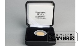 ЛАТВИЯ, 5 ЕВРО, ZELTA SAKTA RIPSAKTA, 2016, ЗОЛОТО