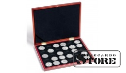 VOLTERRA UNO presentation case for 30 German 20-euro commemorative coins in capsules, black