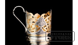 Подстаканник, серебро, 875 проба, СССР