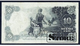 BANKNOTE , LATVIA, 10 LATI 1938 GADS - AH 158962