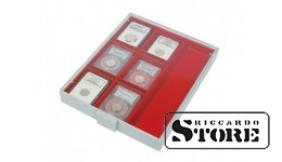 Collectible box in STANDART modification with 3 compartments and option to divide into smaller cells sized 65x280x29 mm