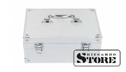 Numismatic ALU case for holding 30 slabbed coins from American grading companies