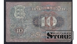 Estonia, 10 Krooni, 1937, F