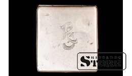Спичечный коробок, серебро, 875 проба, Латвия, 1930е годы