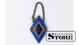 Знак , Ромбик , Студенческий , Эмаль , Вес - 6 Грамм