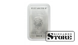Rectangular coin capsules with an inner size of 27 x 47 mm, pack of 10 pcs. For example, for placing 1 oz Australian (silver) coins