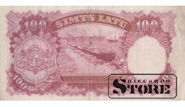 BANKNOTE , LATVIA, 100 LATI 1939 GADS- A 811536