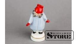 Статуэтка Малыш, фарфор, Рига, Рижский фарфоровый завод, автор Римма Панцеховская, 1956 год, высота 9,5см