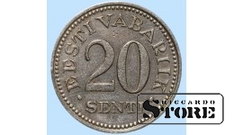 Эстония, 20 сентов, 1935. год, Никелевая бронза
