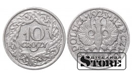Польша, 10 гроши, 1923 год, никель