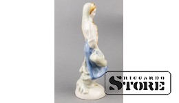 Статуэтка, Байбиня, фарфор, Рига, Рижская фарфоровая фабрика, автор модели - Римма Панцеховская, 1950 г., 21.5 см