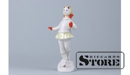 Статуэтка, Фарфор, Фигуристка , ЛЗФИ , 50-годы 13,5 см