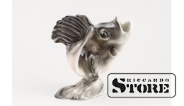 Статуэтка рыба, фарфор, Рига, фабрика М.С. Кузнецова, 1937 год , 11 cm , CSA671