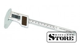 Digital caliper powered by solar batteries