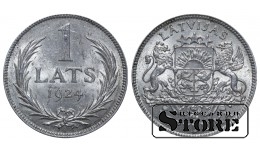 1 lats 1924 Latvija