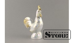 Figūriņa, Gailēns, porcelāns, Rīga, Rīgas porcelāna fabrika, 1980tie gadi, 13,8 cm