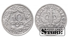 Польша, 10 гроши, 1923 год, никель