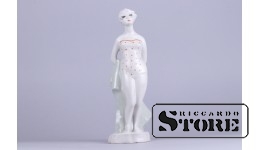 Статуэтка,Пляжница, Рига, Рижская фарфоровая фабрика, автор модели - Э.Эллера, 50-е годы, 25 см